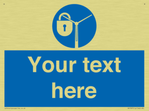 Custom mandatory lock rotor blades